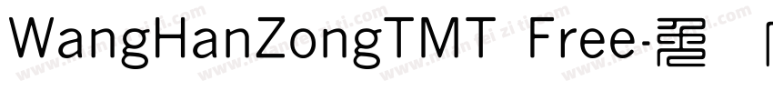 WangHanZongTMT Free字体转换